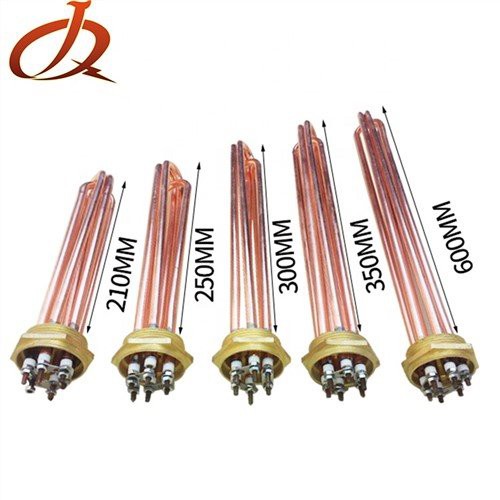 Tubo di riscaldamento elettrico flangia spessa rame rosso